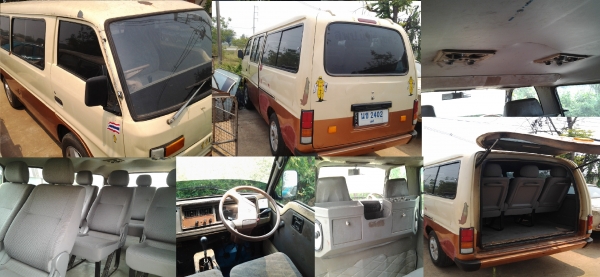 ขายรถตู้ ISUZU 95,000 บาท ทะเบียนภาษีครบ