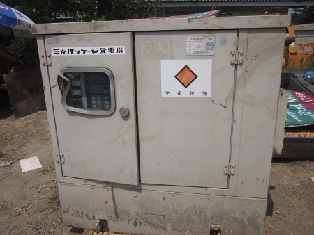 ขาย-เครื่องปั่นไฟ MITSUBISHI: PG-28L เครื่องยนต์ดีเซล 4 สูบ 26.5 KVA ไฟ 110V/220V มือสองเก่าญี่ปุ่น
