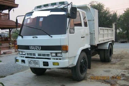 ขายรถบรรทุกหกดั้ม อีซูซูร็อคกี้ FSR เครื่อง 165 แรงม้า รถห้างแท้
