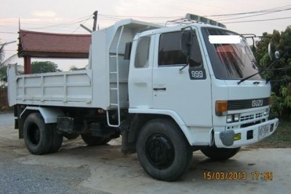 ขายรถบรรทุกหกดั้ม อีซูซูร็อคกี้ FSR เครื่อง 165 แรงม้า รถห้างแท้