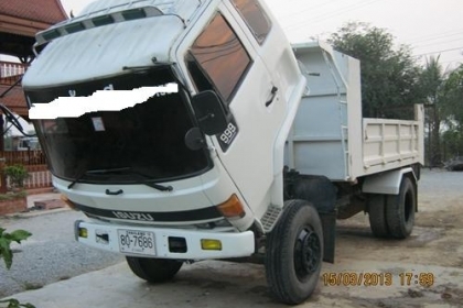 ขายรถบรรทุกหกดั้ม อีซูซูร็อคกี้ FSR เครื่อง 165 แรงม้า รถห้างแท้