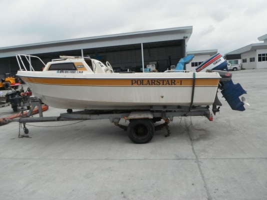 ขายเรือ นำเข้า JAPAN 17 ฟุต เครื่อง YAMAHA  55 แรง พร้อมเทรลเลอร์