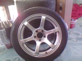 (ขายแล้ว)ขายแม็ก lenso 17 พร้อมยาง