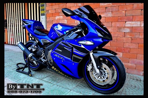 <TNT>ขาย Honda CBR(NC-23) 400 cc./ปี89/สีน้ำเงิน-ดำ/ทะเบียนแท้/แฟริ่งแต่ง..สวยๆ>>>