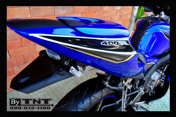 <TNT>ขาย Honda CBR(NC-23) 400 cc./ปี89/สีน้ำเงิน-ดำ/ทะเบียนแท้/แฟริ่งแต่ง..สวยๆ>>>