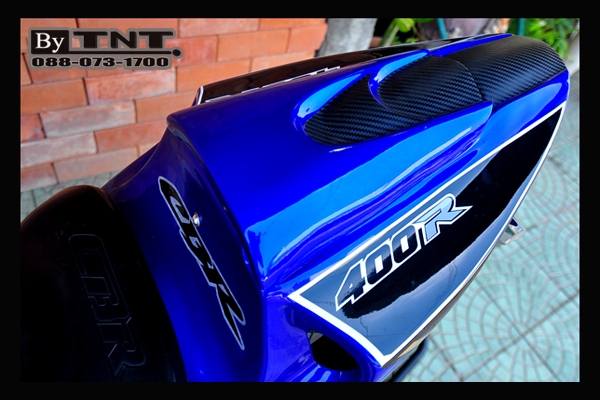 <TNT>ขาย Honda CBR(NC-23) 400 cc./ปี89/สีน้ำเงิน-ดำ/ทะเบียนแท้/แฟริ่งแต่ง..สวยๆ>>>