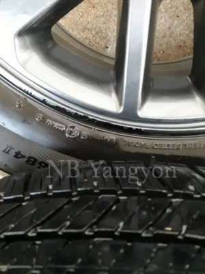 ล้อ Fortuner midnight shine แท้ ขอบ 17 พร้อมยาง 265-65-17 ปี14