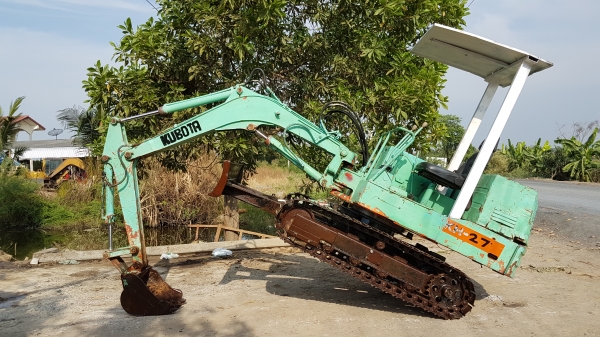 ขายด่วนรถแบคโฮKUBOTAคูโบต้าKH27เทียบเท่าPC30เครื่องดีปั่มแรงรถนอกเพิ่งนำเข้ามาใหม่ยังไม่เคยใช้งานในเมืองไทยเลย