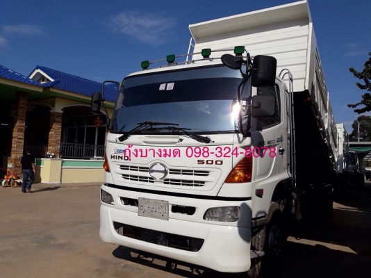 ขายรถสิบล้อดัมพ์ Hino เครื่อง 344 แรง ปี 54 กระบะดัมพ์สามมิตรต่อใหม่ ยางใหม่ มีระบบลากพ่วง ทะเบียนพร้อม ขายรถสิบล้อดัมพ์ Hino เครื่อง 344 แรง ปี 54 กระบะดัมพ์สามมิตรต่อใหม่ ยางใหม่ มีระบบลากพ่วง ทะเบียนพร้อม