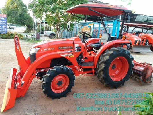ปัญญาแทรคเตอร์..จัดมาให้ครับ ด่วน!!!คูโบต้า L3608พร้อมใบมีดคานบนSD160พร้อมโรตาลี่163สภาพพร้อมใช้ จัดส่ง อ.คลองลาน จ.กำแพงเพชร