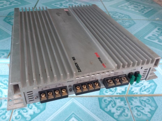 แอมป์คลาสเอบี4ch sansui(2มัดไฟ) ขาย 1350 บาท มือสองใช้งานปกติสนใจ0892425454 อยู่สระบุรี