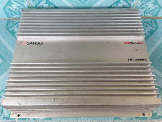 แอมป์คลาสเอบี4ch sansui(2มัดไฟ) ขาย 1350 บาท มือสองใช้งานปกติสนใจ0892425454 อยู่สระบุรี