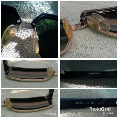 แว่นตาโกลด์ฟิลด์คลับมาสเตอร์ &#039;เทพเจ้าของชาวเยอรมัน&#039; Vintage RODENSTOCK Bertram handmade in