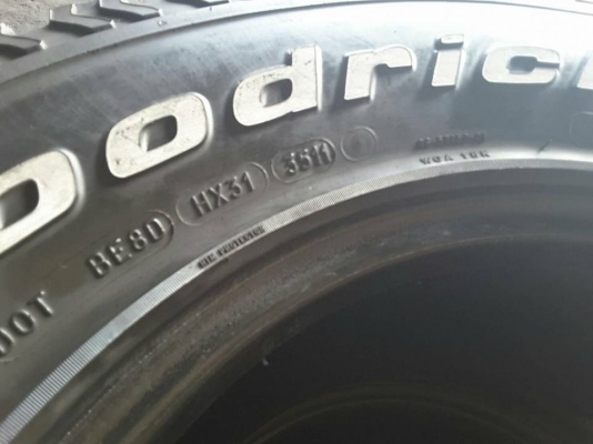 BF All USA. 265-70-16 ปลายปี11 สภาพดี 1ชุด