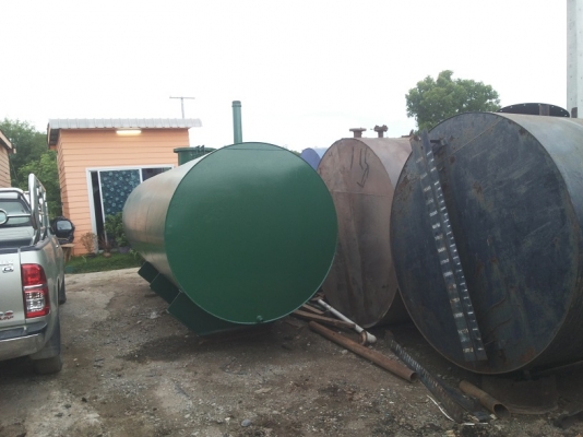 ถังน้ำมันมือสองขนาด 9000 ลิตรเหล็กหนา 8 มิล