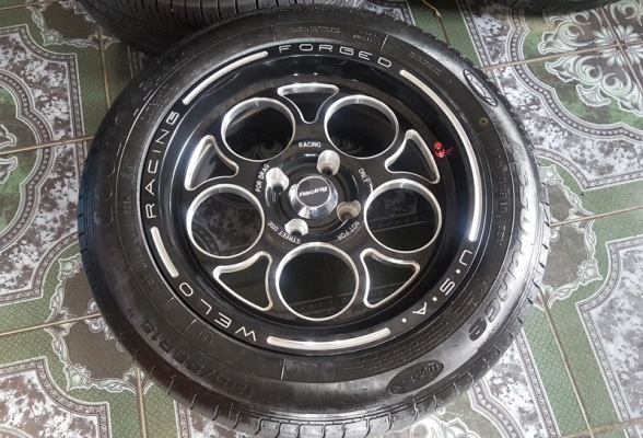 ขายล้อใหม่ 15 ลูกโม่ 4รู100 ยางเปอร์เช็น 4 ล้อ ขายล้อใหม่ 15 ลูกโม่ 4รู100 ยางเปอร์เช็น 4 ล้อ