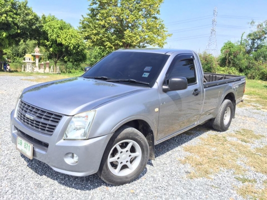 ขาย D-Max 2.5 เทอร์โบ ตอนเดียว ปี 2007 - 2550 สีเทา พวงมาลัยเพาเวอร์ วิ่งน้อย แอร์เย็น เครื่องยนต์ดี