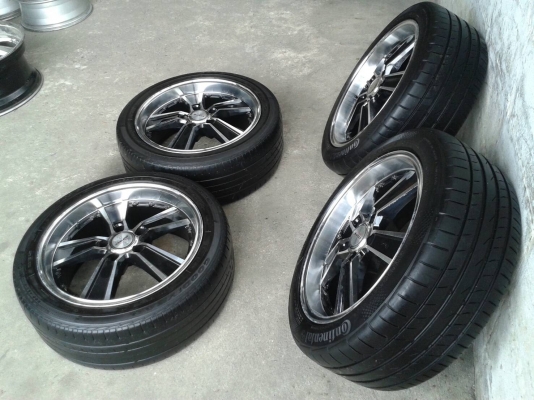 ขอบ17นิ้ว5รู114 พร้อมยาง ชุดนี้ ราคา 7400 บาท