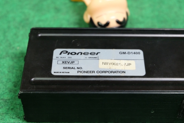แอมป์ Pioneer Carrozzeria รุ่น GM-D1400 แอมป์รุ่นใหม่ ผลิต 05/2015 Class D แอมป์ 4ch ตัวเล็กกะทัดรัด กำลังขับ 100x4 วัตต์