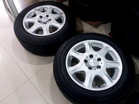 BENZ W221 16 นิ้ว ET37 ใส่ Benz