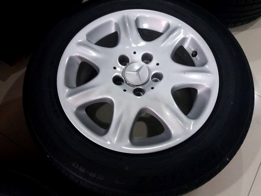 BENZ W221 16 นิ้ว ET37 ใส่ Benz