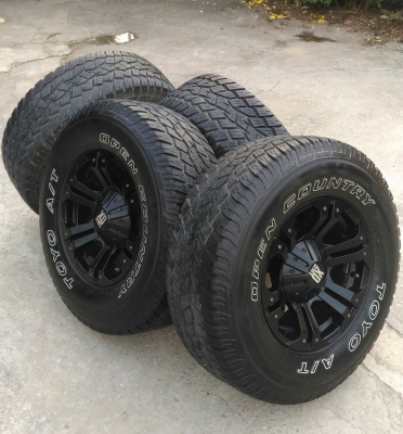 ขายล้อ XD 16x8 ออฟ 0 พร้อมยาง AT 265/70/16 สวยๆ ขายล้อ XD 16x8 ออฟ 0 พร้อมยาง AT 265/70/16 สวยๆ