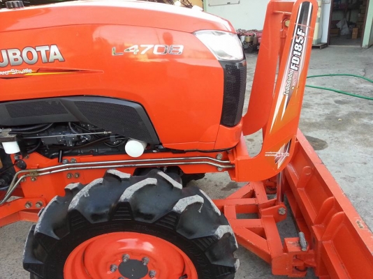 คูโบต้า L4708DT 4 WD ใบมีดดันหน้า ผานหลังใหม่  สีเดิมๆโรงงาน สภาพดีมากครับ