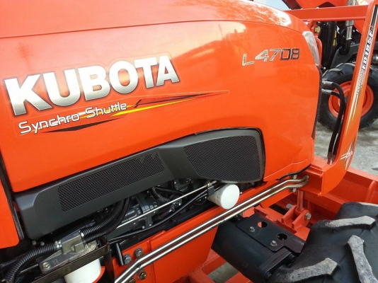 คูโบต้า L4708DT 4 WD ใบมีดดันหน้า ผานหลังใหม่  สีเดิมๆโรงงาน สภาพดีมากครับ