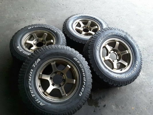 TE37 + BF All USA. 265/70/16 ปี10 สวยๆ 1ชุด TE37 + BF All USA. 265/70/16 ปี10 สวยๆ 1ชุด