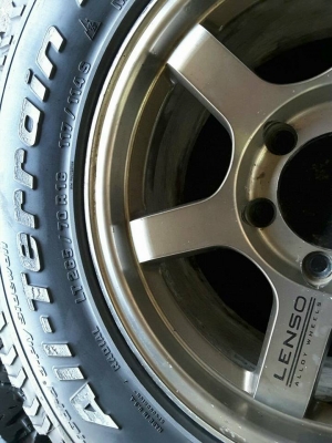 TE37 + BF All USA. 265/70/16 ปี10 สวยๆ 1ชุด TE37 + BF All USA. 265/70/16 ปี10 สวยๆ 1ชุด