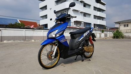 ขออนุญาติขาย HONDA CLICK 110 COMBI BRAKE สภาพแต่งสวย ฟรีค่าโอน