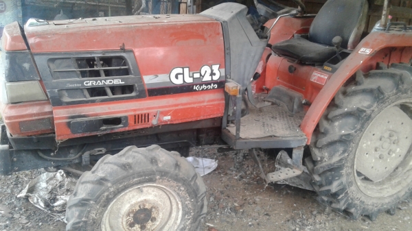 ขายตามสภาพรถไถซันชาย23แรงคูโบต้าพร้อมผาล5