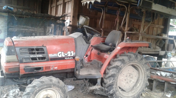 ขายตามสภาพรถไถซันชาย23แรงคูโบต้าพร้อมผาล5