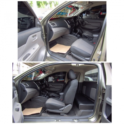 MITSUBISHI TRITON 2.4CAB LPG เกียร์MT ปี 2015 โทร 062-991-6649 ดาวออโต้เบสท์