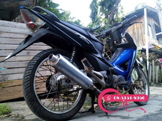 WAVE100X ปี 51 ประหยัดน้ำมัน ภาษีถึงปลายปี 60 ถูกๆ สนใจดูรถได้ที่เคหะร่มเกล้า เขตลาดกระบัง