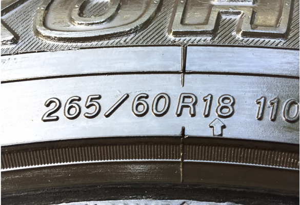 ยาง All Yokohama 265 60 18 สิ้นปี12 ดอกเต็ม ไม่มีปะ ราคาไม่แพง