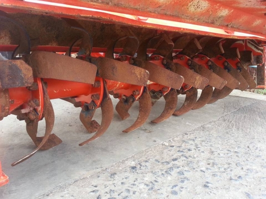 คูโบต้า L3608SP 4 WD รถคัดเกรด A พร้อมโรตารี่ตราช้าง RX164 สภาพดีมาก