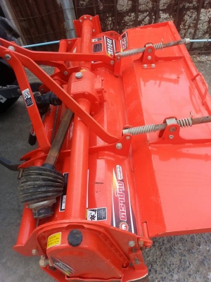 คูโบต้า L3608SP 4 WD รถคัดเกรด A พร้อมโรตารี่ตราช้าง RX164 สภาพดีมาก