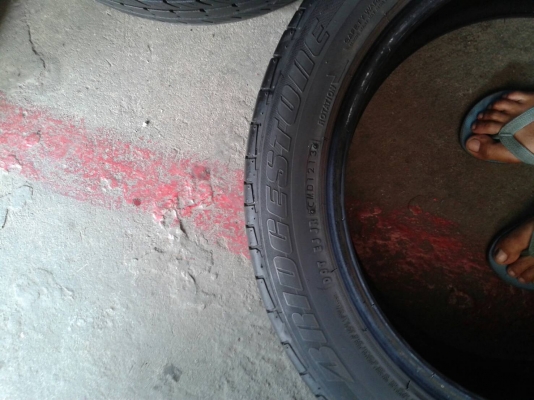 225/50R17   BRIDGESTONE POTENZA รันแฟลต ชุด 4 เส้น  tel. 081-427-3941