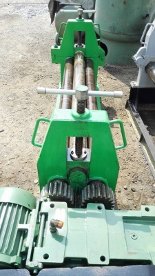 ** SOLD ** เครื่องม้วนเหล็กแผ่นประกอบใหม่ 5 ฟุต 150 cm เพลาตัน ม้วนหนา 6 mm ไฟ 380V เอางานมาเทสได้