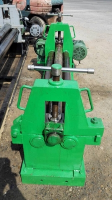 ** SOLD ** เครื่องม้วนเหล็กแผ่นประกอบใหม่ 5 ฟุต 150 cm เพลาตัน ม้วนหนา 6 mm ไฟ 380V เอางานมาเทสได้