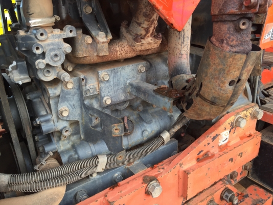 Kubota M7040 หาง5ใบดัน ปี51 เล่มพร้อมโอน. ยางหน้าใหม่สวย