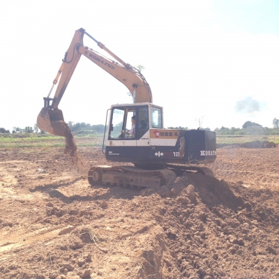 ขอบคุณเสี่ยยโสธร รถแบคโฮ Komatsu -5 120 ไฟฟ้าตัดรถหน้างาน ราคาคุยได้