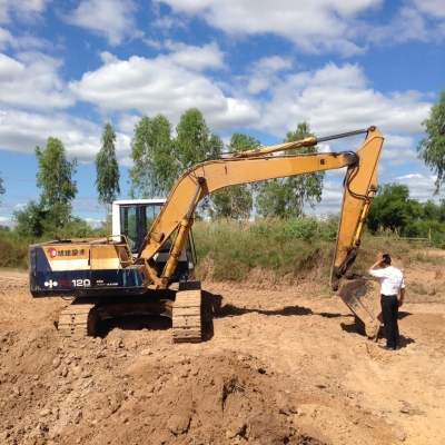 ขอบคุณเสี่ยยโสธร รถแบคโฮ Komatsu -5 120 ไฟฟ้าตัดรถหน้างาน ราคาคุยได้