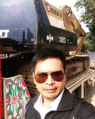 ขอบคุณเสี่ยยโสธร รถแบคโฮ Komatsu -5 120 ไฟฟ้าตัดรถหน้างาน ราคาคุยได้