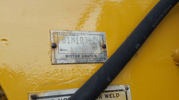 รถเกรด CAT 12G 61M ซีเรียล 10300 เอกสารเล่มทะเบียน รถเกรด CAT 12G 61M ซีเรียล 10300 เอกสารเล่มทะเบียน