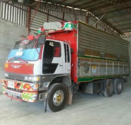 ขายรถพ่วง 18 ล้อ แม่-ลูก กระบะเนียมคอกเกษตรดั้ HINO FM2K วางเครื่อง P11C-320 แรง ราคา1550000 ต่อรอง