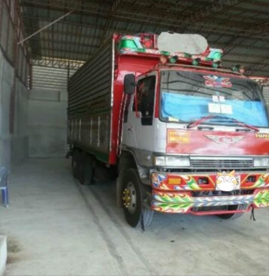 ขายรถพ่วง 18 ล้อ แม่-ลูก กระบะเนียมคอกเกษตรดั้   HINO FM2K วางเครื่อง P11C-320 แรง ราคา1550000 ต่อรอง