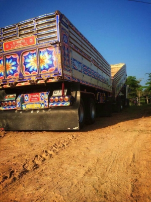 ขายรถพ่วง 22 ล้อ แม่-ลูก กระบะเนียม HINO 344 ปี.55 รถสวย ราคา.2550000 ต่อรอง