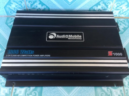แอมป์คลาสเอบี2ch Audio mobile มือสองสภาพดี เดิมๆเสียงดีมาก ขับกลางแหลม4-6ดอกแรงๆขับซับ10&quot;โครงปั้มสบาย ขาย 1750 บาท สนใจ0892425454 อยู่สระบุรี
